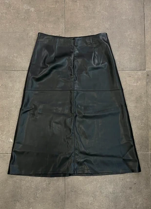 Falda para curvy tipo cuero látex Guido María Kretschmer, marca: Guido Maria Kretschmer, estado: Nuevo sin etiquetas, tamaño: M / 38 / 10, 11,00 €, 12,25 € Protección al comprador incluida