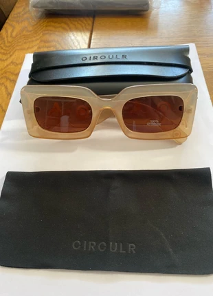 Sunglasses - chunky light beige frames, brand: Circulr, condition: New without tags, £15.00, £16.45 includes Buyer Protection