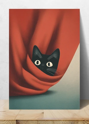 Poster Curiosity Behind the Curtain 1 – 28,7 × 20 cm, marque: CAT, état: Très bon état, 7,95 €, 9,05 € Protection acheteurs (Pro) incluse