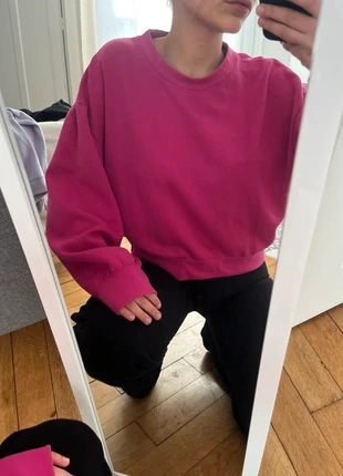 Sweat fuchsia sans capuche Zara, brand: Zara, condition: Very good, size: M / 38 / 10, €5.00, €5.95 includes Buyer Protection