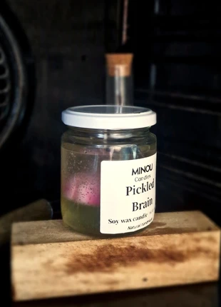 Vela aromática artesanal Pickled Brain 🧠 | Cera de soja y parafina | Decoración Halloween, condizioni: Nuovo con cartellino, €13.99, €15.39 include la Protezione acquisti