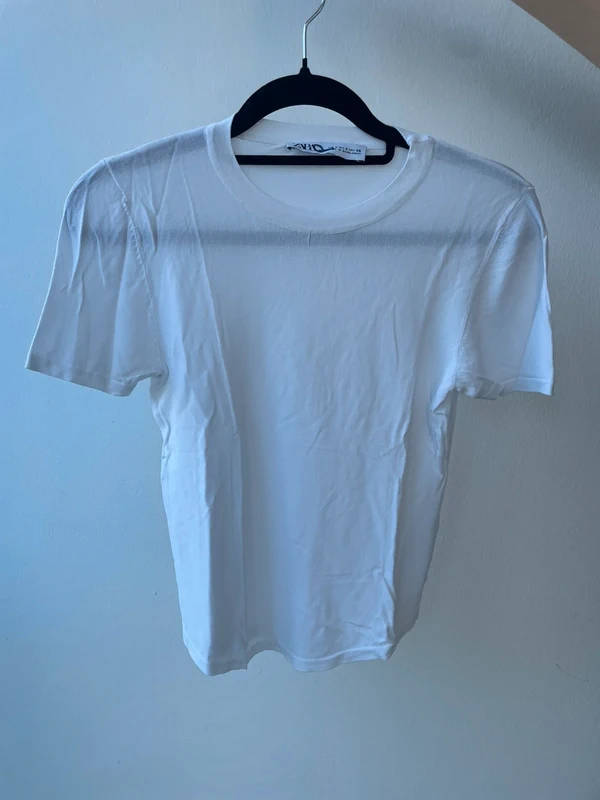 T shirt léger blanc zara