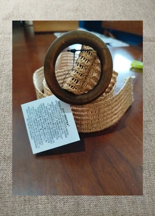 Cinturón rafia, marque: Zara, état: Neuf avec étiquette, taille: 95 cm, 7,99 €, 9,09 € Protection acheteurs incluse