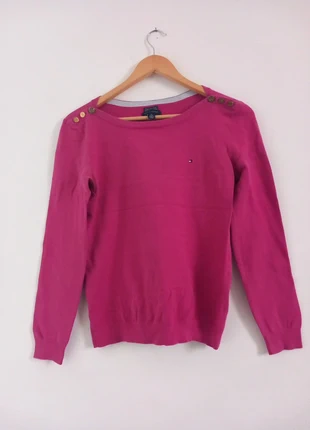 Pull Col Rond Tommy Hilfiger Rose Taille M             07011025, marque: Tommy Hilfiger, état: Très bon état, taille: M / 38 / 10, 19,00 €, 20,65 € Protection acheteurs (Pro) incluse