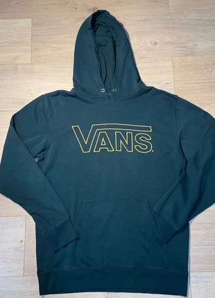 Pull à capuche Vans vert foncé logo brodé jaune - Taille M, marke: Vans, zustand: Sehr gut, größe: M, 14,00 €, 15,40 € inklusive Vinted-Käuferschutz