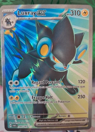 Luxray 195, Etb mascarade crépusculaire, Etb méga-évolution, 151, brand: Pokémon, condition: New without tags, €4.00, €4.90 includes Buyer Protection