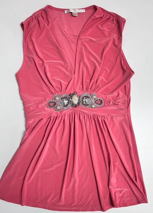 Pink embellished top Y2K style Size Small, brand: Boston Proper, condition: Very good, size: S / 8, £18.00, £19.60 includes Buyer Protection