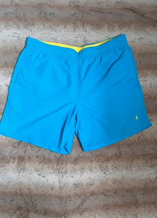 Short de bain | Maillot de bain Bleu Ralph Lauren logo brodé Jaune Homme Taille M, brand: Ralph Lauren, condition: Very good, size: M, €40.00, €42.70 includes Buyer Protection