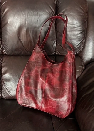 Burgundy Vegan Leather Hobo Bag with Zip, brand: Burgundy bag, condition: New without tags, £18.00, £19.60 includes Buyer Protection Pro