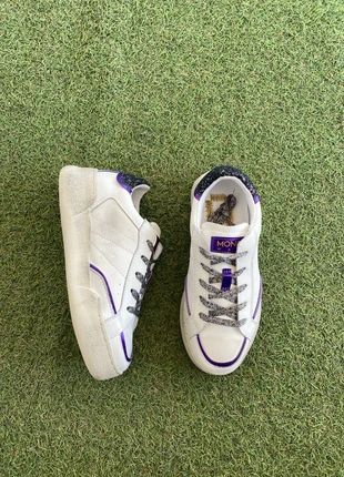 Sneakers in pelle e glitter mono way, marque: mono way, état: Neuf avec étiquette, taille: 39, 25,00 €, 26,95 € Protection acheteurs incluse