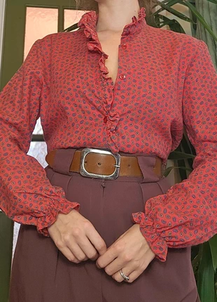 70s Vintage Blouse, brand: Vintage, condition: Very good, size: M / 10, £10.00, £11.20 includes Buyer Protection Pro