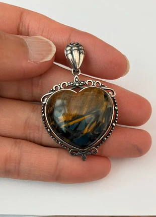 Natural Pietersite Silver Pendant, condition: New without tags, £25.00, £26.95 includes Buyer Protection
