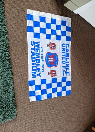 Carlisle United Flag/Banner Johnstone's Paint Trophy Final 2011, brand: Carlisle, condition: Very good, £7.50, £8.58 includes Buyer Protection