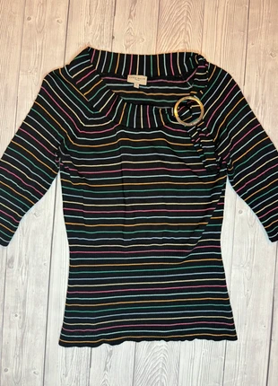 Y2K vintage Karen millen striped knit top buckle detail size 10, brand: Karen Millen, condition: Very good, size: S / UK 8-10, £10.00, £11.20 includes Buyer Protection Pro