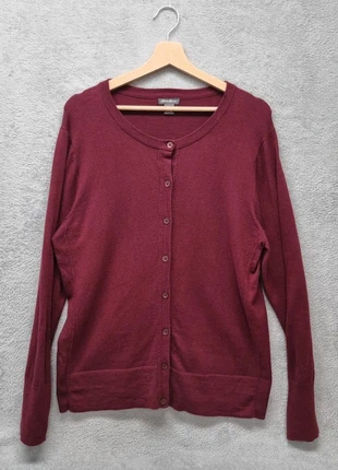 Eddie Bauer Women's XL Red Bordeaux Button Cardigan Knit Sweater Jacket, marque: Eddie Bauer, état: Très bon état, taille: XL / 42 / 14, 21,00 €, 22,75 € Protection acheteurs incluse