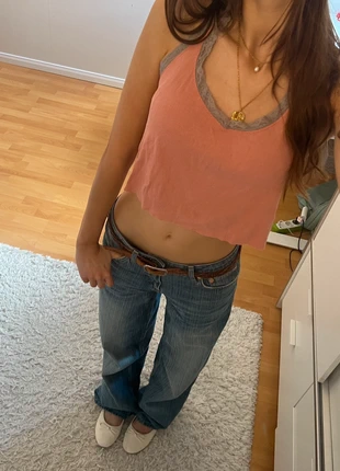 Neckholder-Top mit Spitze, merk: Vintage Dressing, staat: Goed, maat: XS / 34 / 6, € 6,00, € 7,00 inclusief Kopersbescherming