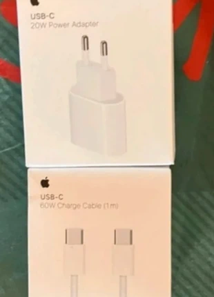 caricabatterie completo USB-C (Alimentatore 20 w e cavo USBC charge 60w, marque: Apple, état: Neuf avec étiquette, 29,00 €, 31,15 € Protection acheteurs incluse