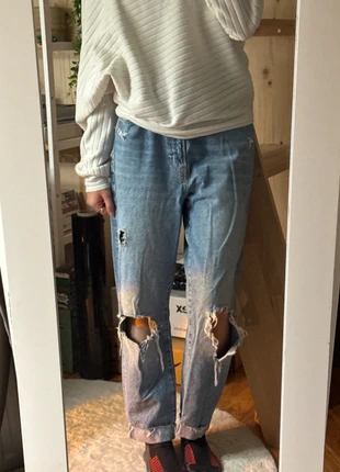 ripped straight high rise jeans blue, marke: Mavi, zustand: Sehr gut, größe: M / 38 / 10, 14,00 €, 15,40 € inklusive Vinted-Käuferschutz