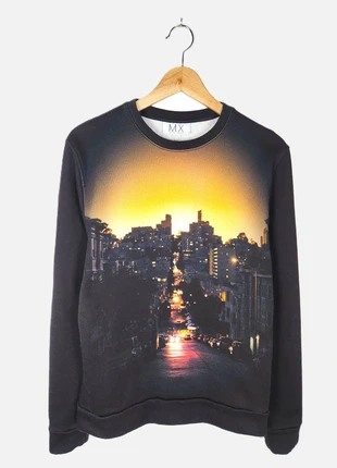 Sweat Maxime Simoens crew neck imprimé Sunset - Taille M, merk: Maxime Simoens, staat: Heel goed, maat: M, € 19,00, € 20,65 inclusief Kopersbescherming