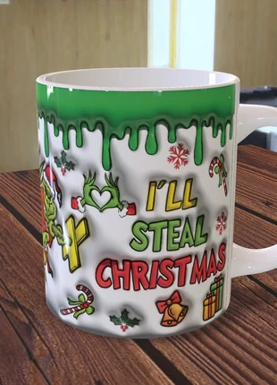 Grinch Christmas Mug – I’ll Steal Christmas Edition, merk: Mug, staat: Nieuw zonder prijskaartje, € 8,50, € 9,63 inclusief Kopersbescherming