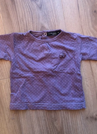 T-shirt manches longues 1 mois, brand: les p'tits babies, condition: Very good, size: Up to 1 month / 50 cm, €1.00, €1.75 includes Buyer Protection