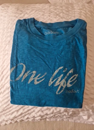 T-shirt bash one life taille 1, brand: Ba&sh, condition: Very good, size: M / 38 / 10, €20.00, €21.70 includes Buyer Protection