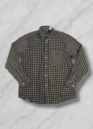 Chemise à carreaux vintage bûcheron orange bleu marine - Taille XL-43/44 / Z307, brand: Vintage Dressing, condition: Very good, size: XL, €3.95, €4.85 includes Buyer Protection Pro