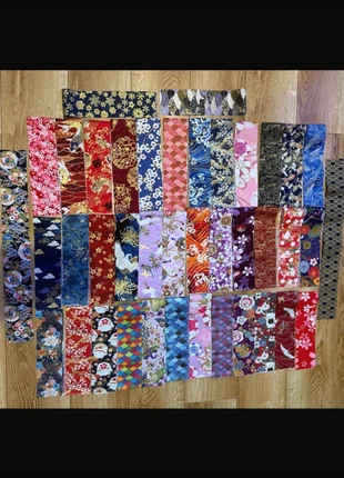 40pcs Japanese-Inspired Floral Quilting Strips - 100% Polyester Pre-Cut Fabric, condition: New without tags, size: Other, £12.00, £13.30 includes Buyer Protection