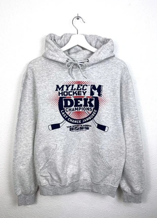 USA Retro Hoodie Sweatshirt Hockey Y2K Grey Streetwear, brand: Vintage, condizioni: Buone, taglia: S, €15.00, €16.45 include la Protezione acquisti Pro