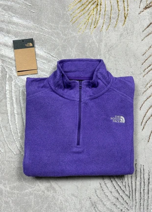 Polaire 1/4 zip the north face violet logo brodé argenté, brand: The North Face, condition: Very good, size: M / 38 / 10, €25.00, €26.95 includes Buyer Protection Pro