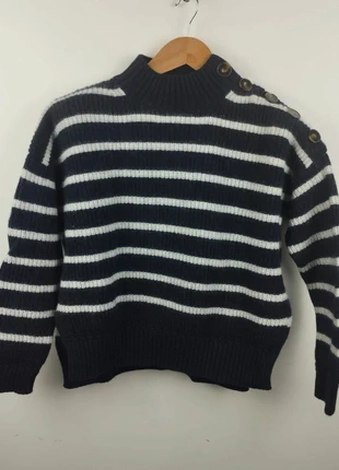 Pull épais femme marinière marine blanc S Sézane, marke: Sézane, zustand: Sehr gut, größe: S / 36 / 8, 50,00 €, 53,20 € inklusive Vinted-Käuferschutz