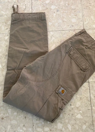 Carhartt Regular Cargo Pant W29 L34 beige bon état, marca: Carhartt, estado: Muito bom, tamanho: PT 38 | W29, €32.00, €34.30 inclui Proteção do Comprador Pro