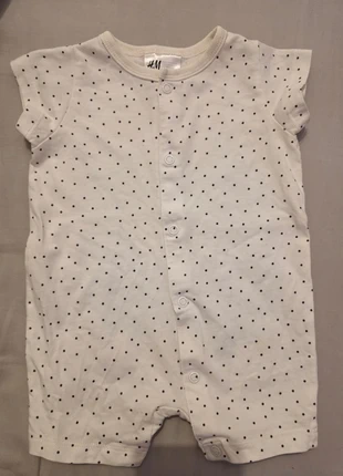 Rampers letni, marque: H&M, état: Très bon état, taille: 1-3 mois / 56 cm, 3,00 €, 3,85 € Protection acheteurs incluse