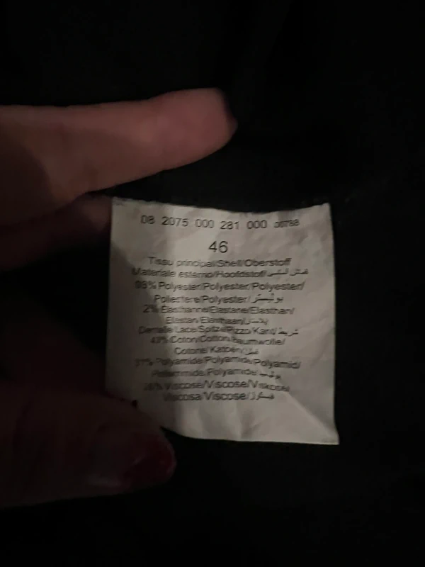 Blouse Mosquitos taille 46 noir - photo numéro 4