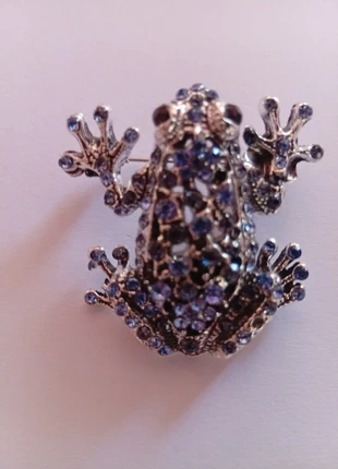 Broche grenouille animal bijou fantaisie, condizioni: Nuovo senza cartellino, €8.00, €9.10 include la Protezione acquisti