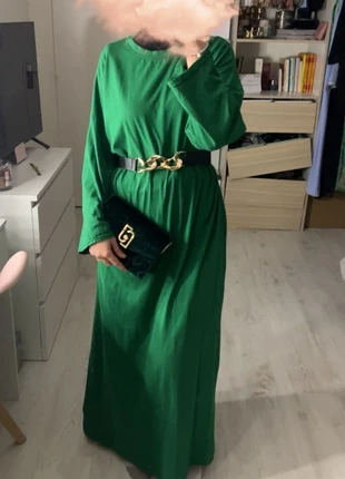 Robe/Abaya verte émeraude, marque: Boutique indépendante, état: Très bon état, taille: Taille unique, 9,00 €, 10,15 € Protection acheteurs incluse