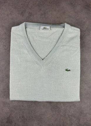 Pull Col V Lacoste Gris Taille Xl Old Money Vintage Unis Coton B090, marque: Lacoste, état: Très bon état, taille: XL, 29,99 €, 32,19 € Protection acheteurs incluse