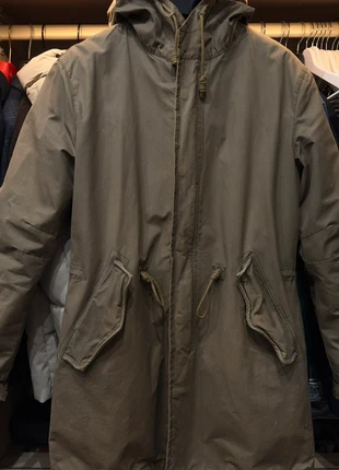 Parka Selected Homme - The Iconics - Tg M verde militare, con interno giubbotto rimovibile blu, brand: Selected, condizioni: Ottime, taglia: M, €45.00, €47.95 include la Protezione acquisti