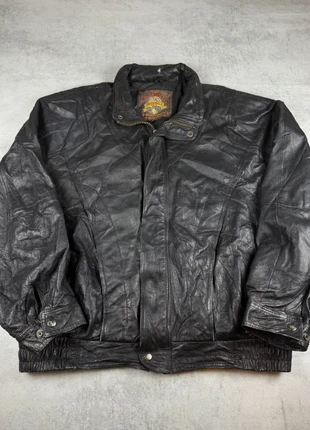 Jacket veste 100% cuir taille XL hommes style vintage streetwear, marca: Vintage Dressing, estado: Muito bom, tamanho: XL, €30.00, €32.20 inclui Proteção do Comprador