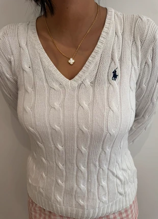 Pull ralph lauren blanc femme qr code, marque: Ralph Lauren, état: Très bon état, taille: S / 36 / 8, 64,00 €, 67,90 € Protection acheteurs (Pro) incluse