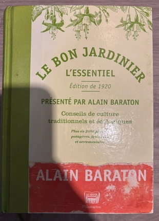 Livre Le Bon Jardinier édition de 1920 par Alain Baraton bon état, estado: Bueno, 10,00 €, 11,20 € Protección al comprador incluida