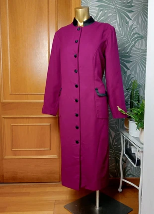 Vestido vintage magenta con en detalles negro, marca: Vintage Dressing, estado: Muy bueno, tamaño: Otros, 14,00 €, 15,40 € Protección al comprador incluida