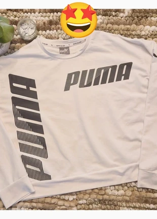 Sweat PUMA blanc logo noir • Taille L, brand: Puma, condition: Very good, size: L / 40 / 12, €9.00, €10.15 includes Buyer Protection