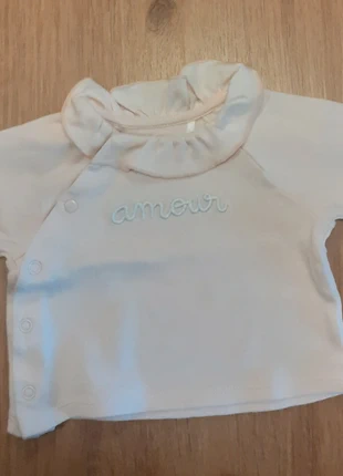 T-shirt manches longues, marke: Absorba, zustand: Neu, größe: 3-6 Monate / 62, 2,00 €, 2,80 € inklusive Vinted-Käuferschutz