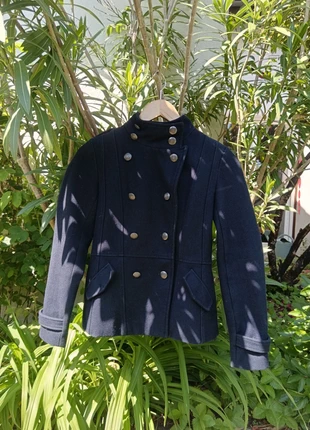 Veste officier en laine bleu marine - style militaire, marca: Miss Avant Premiere, estado: Muito bom, tamanho: XS / 34 / 6, €12.00, €13.30 inclui Proteção do Comprador