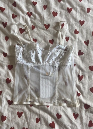 Vintage flower lace corset, marque: Philippe Matignon, état: Très bon état, taille: XS / 34 / 6, 11,00 €, 12,25 € Protection acheteurs incluse