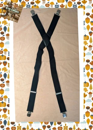 bretelles rétro homme noir classique ajustables, marca: Vintage Dressing, estado: Muy bueno, 14,00 €, 15,40 € Protección al comprador Pro incluida