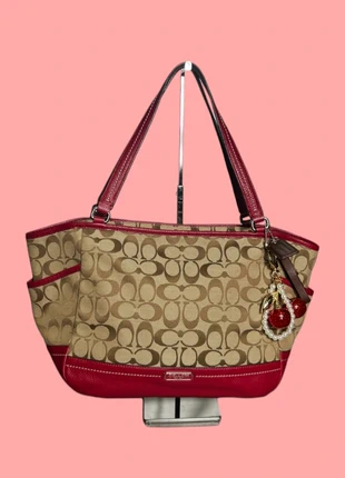 Coach Signature Tote Bag, merk: Coach, staat: Heel goed, € 129,90, € 137,10 inclusief Kopersbescherming