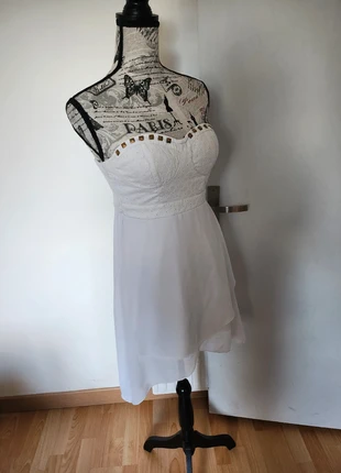 Robe bustier blanche Rachael et Chloe Bohème Chic Taille M ou 38, brand: Rachael & Chloe, condition: Very good, size: M / 38 / 10, €6.00, €7.00 includes Buyer Protection