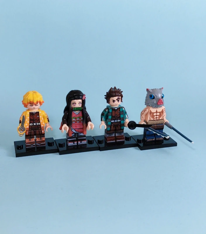 Demon slayer - lot de 12 mini figurines au format Lego - photo numéro 2